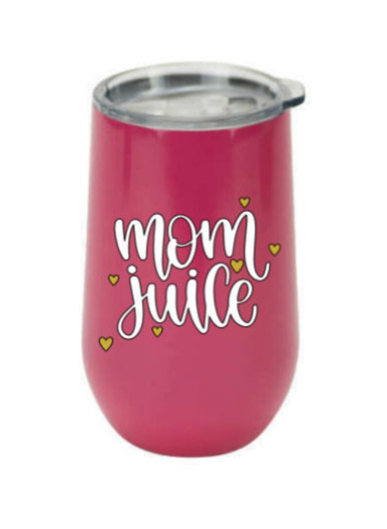 Mom juice decal wine decal wine gift wine tumbler decal Etsy