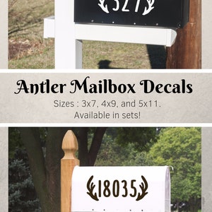 Personalized Name Wall Decal With Deer Antlers & Bear - Rustic Nursery Or Home Decor (22"h X 33"w) - View #3