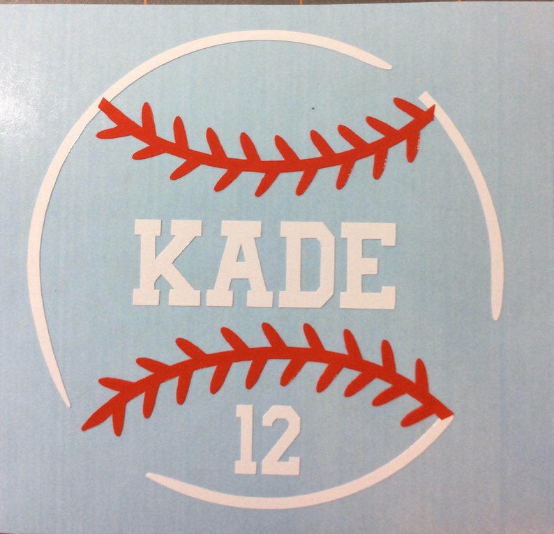 Custom helmet decal helmet name decal baseball name decal Etsy