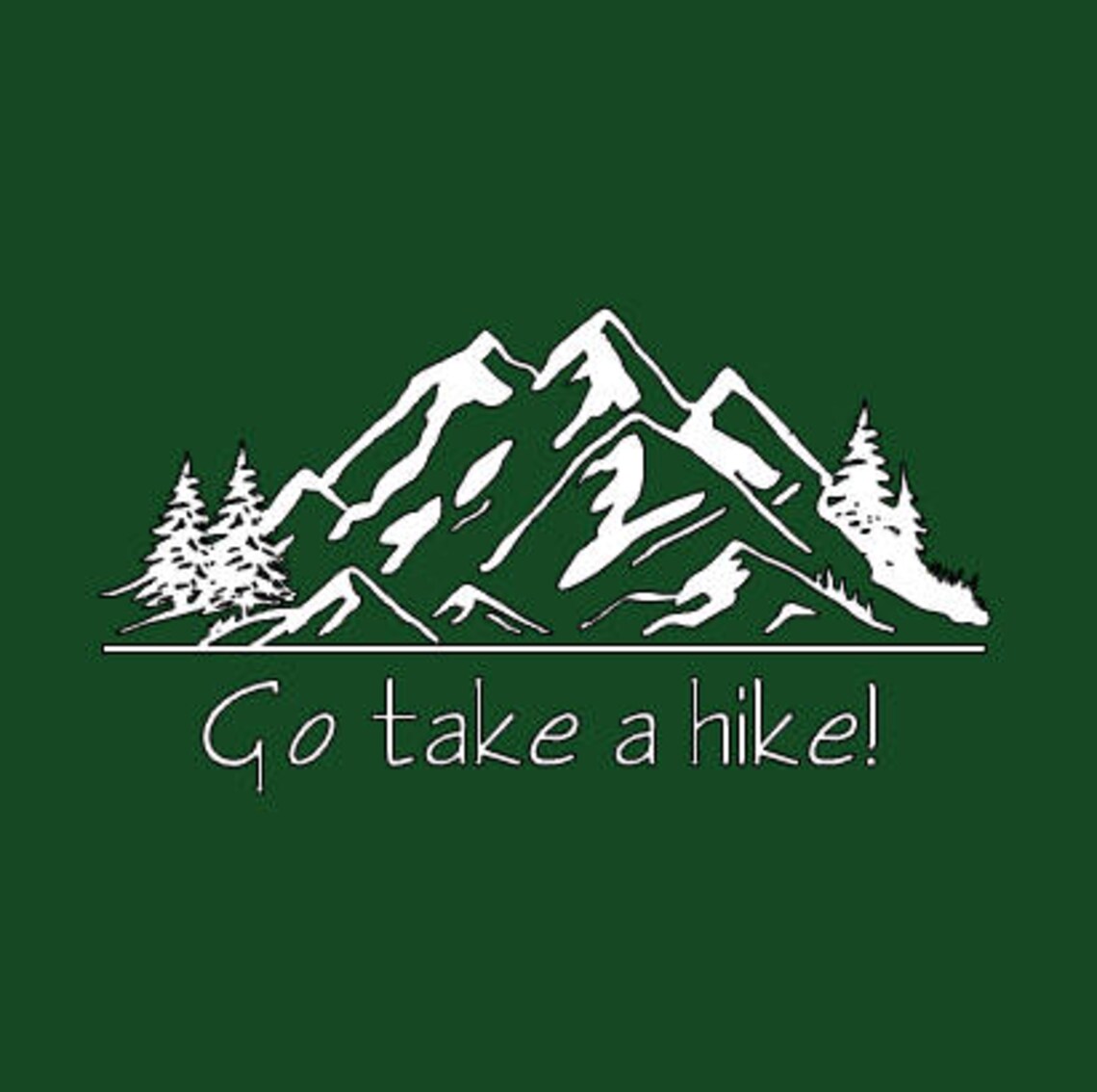 Take a hike decal hiking decal hiking car decal mountain | Etsy