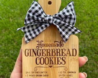 MINI Charcuterie Cutting Board Decor | Kitchen | Tiered Tray Decor | Gingerbread Cookies | Christmas Holiday