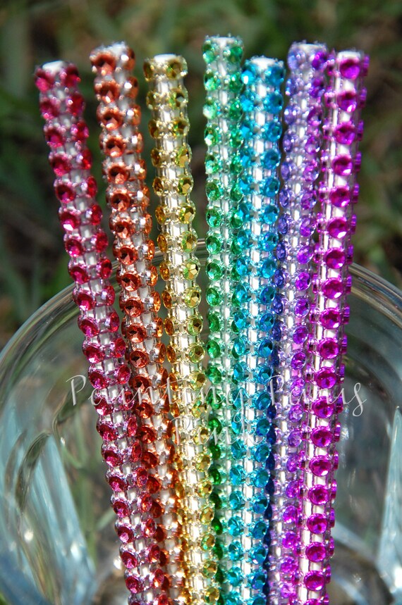 Rainbow Brights Mix Shimmer Sticks - NEW TREND ALERT - Glam for Lollipops, Cake Pops and All Things Party Il_570xn