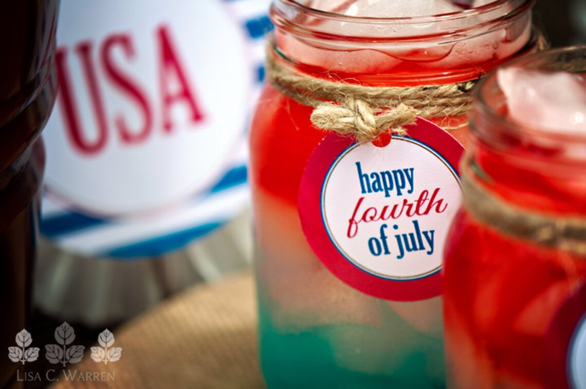 Freedom 4th of July Full Party Package Printable Instant Etsy