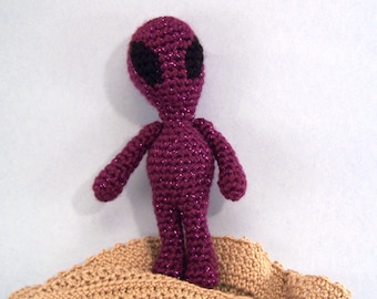 Sparkle Alien Crochet Amigurumi