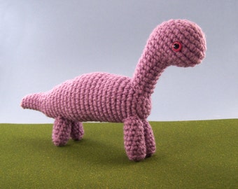 Purple Brachiosaurus Crochet Amigurumi