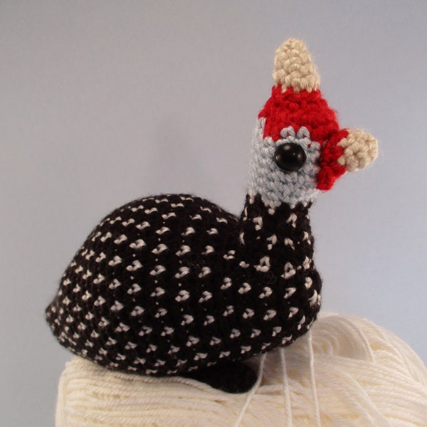 Guinea Fowl Realistic Crochet Amigurumi - Made to Order