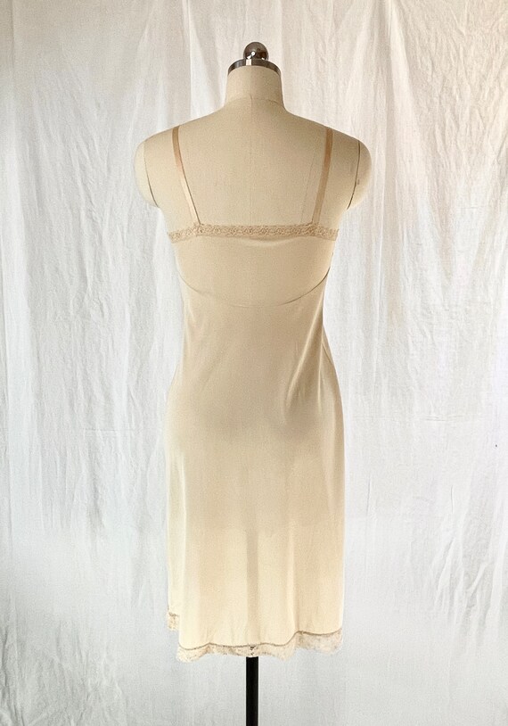 Vintage Full Slip by Vanity Fair Satin and Lace A… Gem