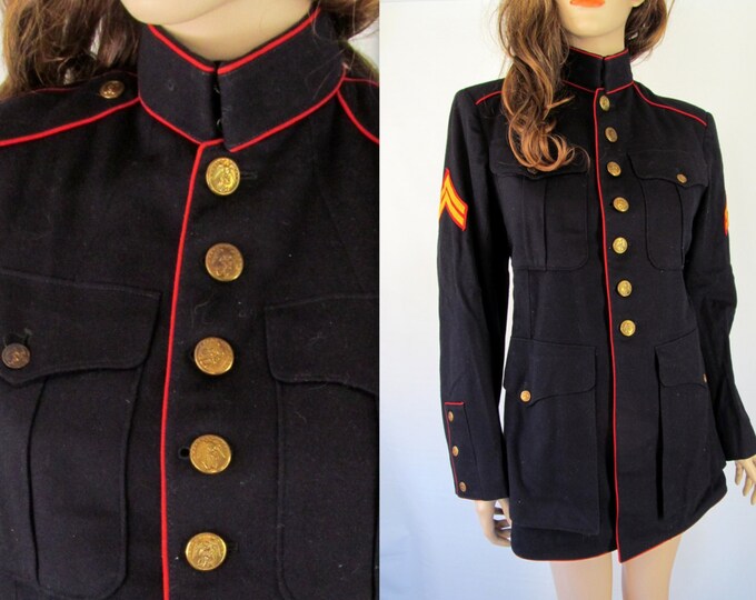 Vintage Military Jacket WW 2 / World War 2 Jacket / 1940's Military