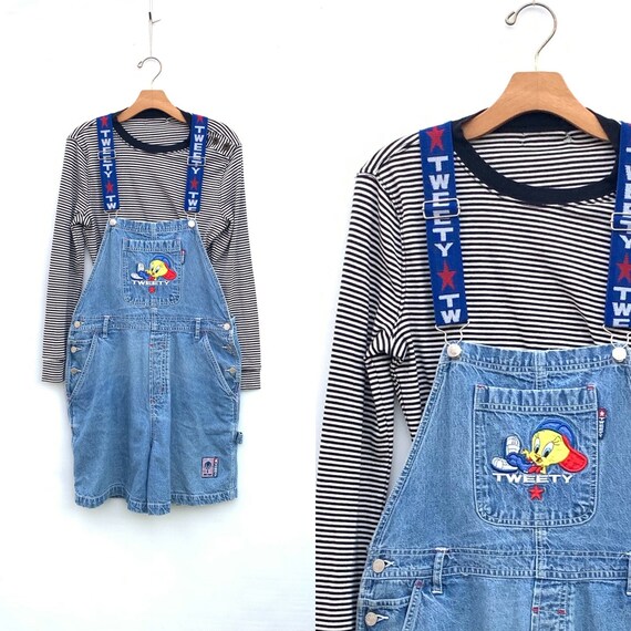 tweety bird overalls