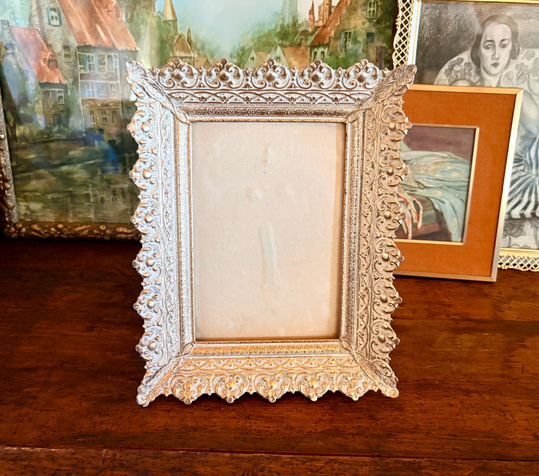 Vintage Brass Picture Frame 5 X 7 | 60s / 70s | Victorian Home Decor ...