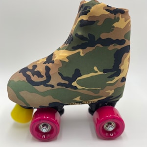 Camo Roller Skate Boot Cover