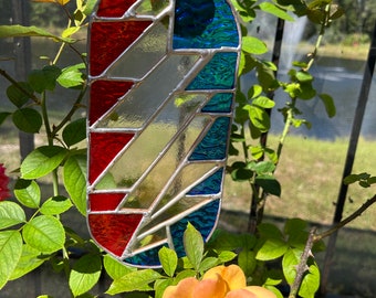 Grateful Dead Stained Glass Suncatcher