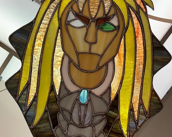 David Bowie Stained Glass Labyrinth Goblin King