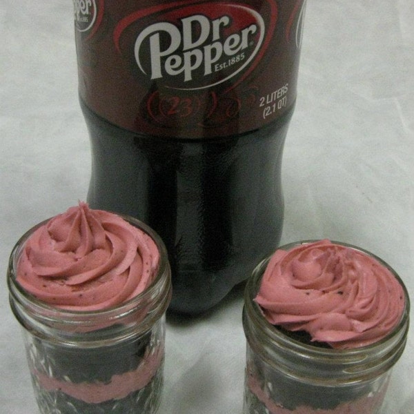 Dr. Pepper Cake in a Jar