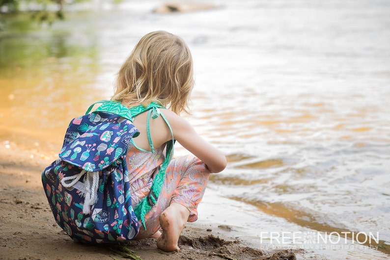 Little Collector Backpack PDF Sewing Pattern for a Toddler Bag image 2