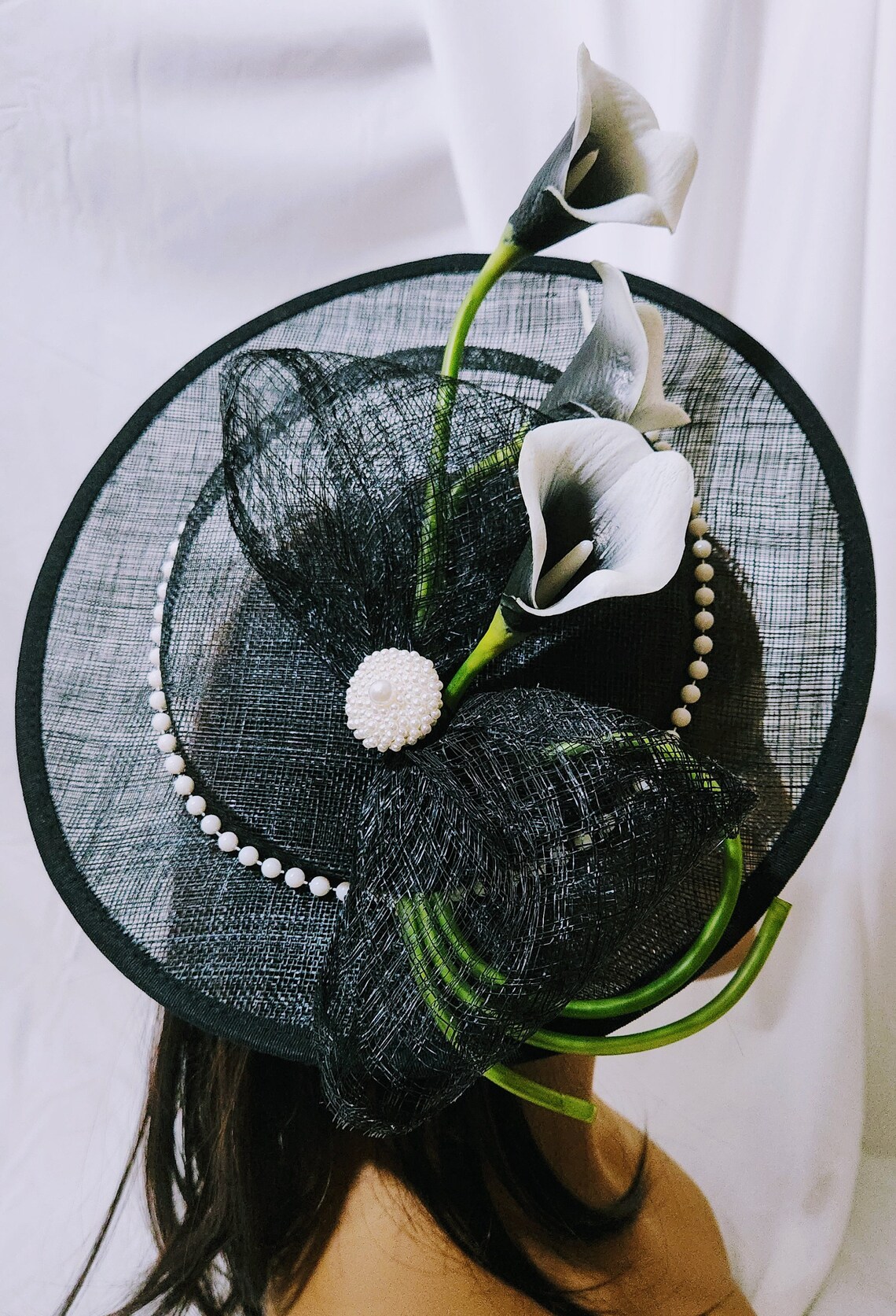Stella Fascinator - Black