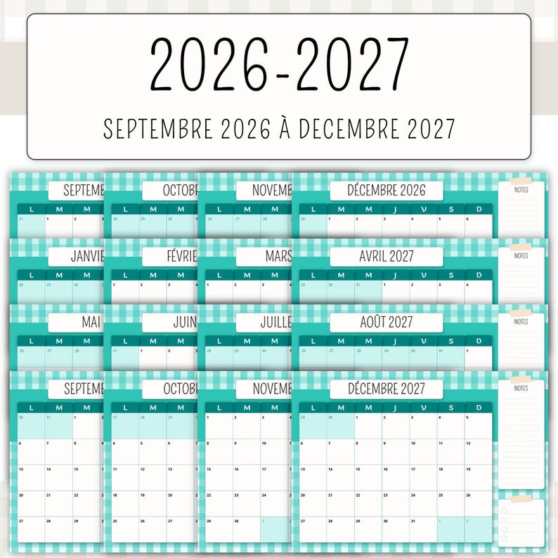 calendrier-mensuel-num-rique-2026-2027-ann-e-scolaire-template