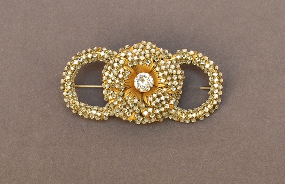 GLORIOUS Vintage 1940 MIRIAM HASKELL  Rhinestone … - image 1