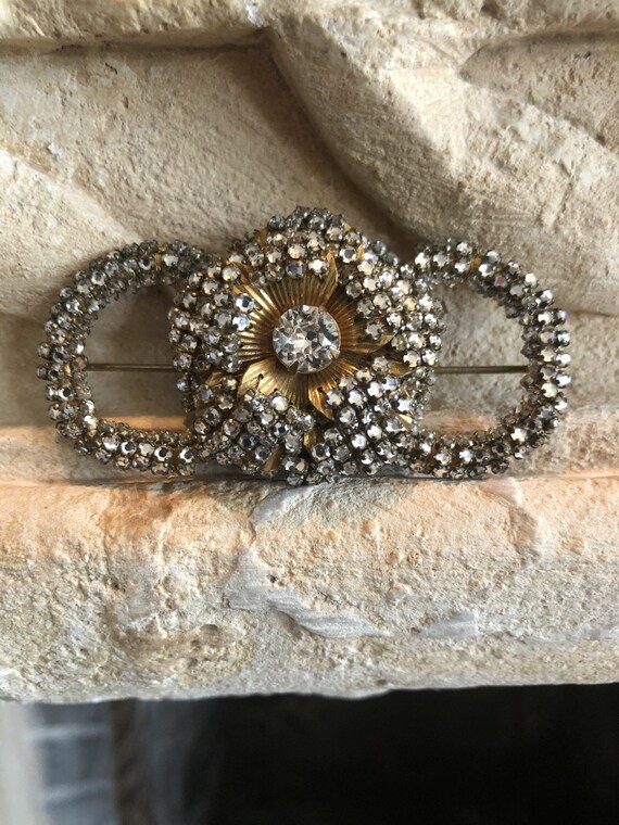 GLORIOUS Vintage 1940 MIRIAM HASKELL  Rhinestone … - image 2