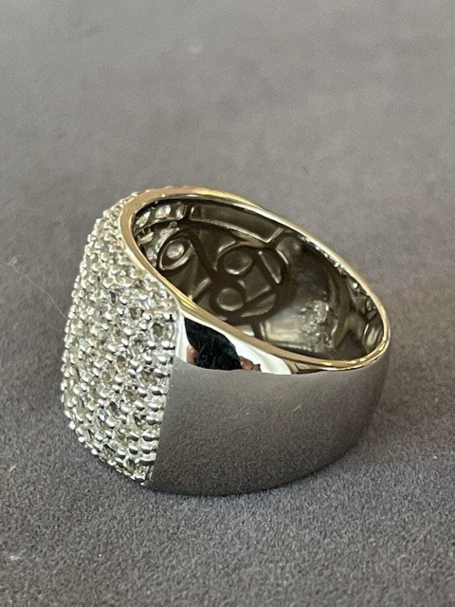 Oversized Silver 9.25 Sterling Silver Ring main image 1