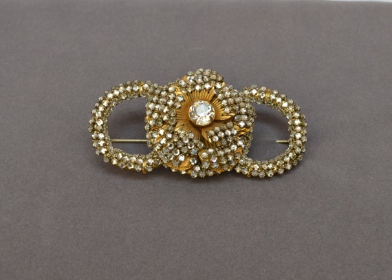 GLORIOUS Vintage 1940 MIRIAM HASKELL  Rhinestone … - image 6