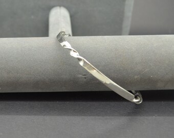 バングル シルバー タスコシルバー (メキシコ製) ツイスト ブレスレット メキシコのタスコ産ヴィンテージスターリングシルバーバングル