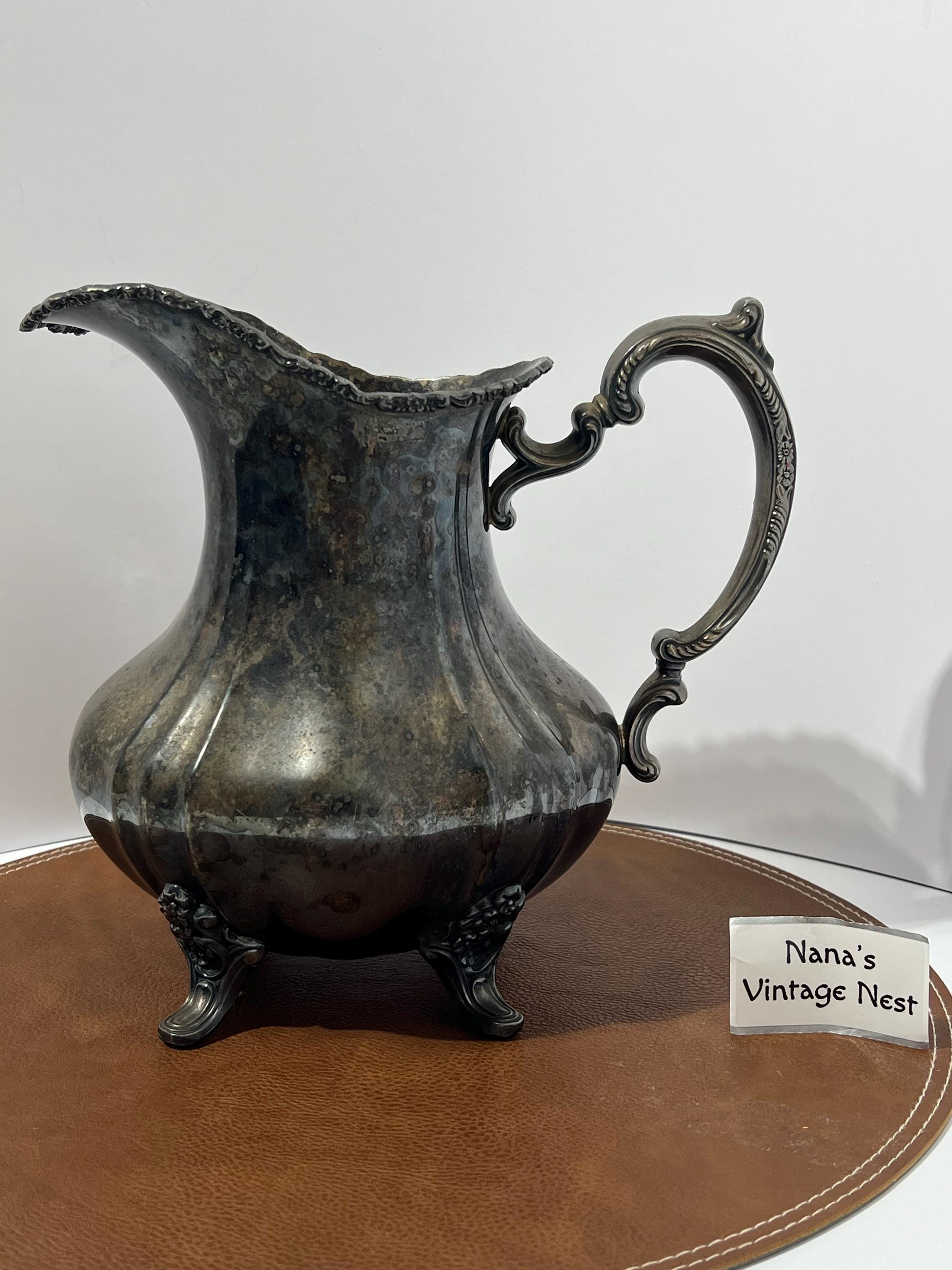 Sheffield Silver Plate Pitcher - Etsy