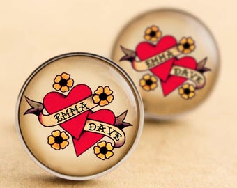 Rockabilly Nautical Death Tattoo Punk Sailor Jerry Top Hat Skull Cufflinks Rockabilly Nautical Death Tattoo Punk Sailor Jerry Top Hat Skull Cufflinks
