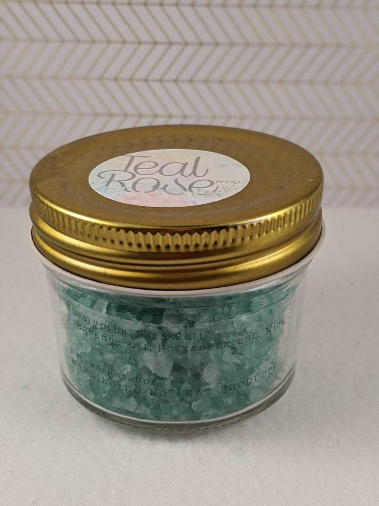 Eucalyptus Bath Salts Etsy