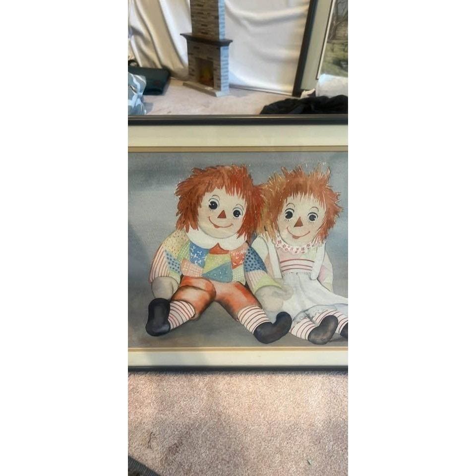 Raggedy Ann Wall Art - Etsy