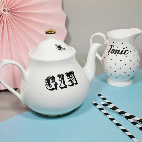 Gin and Tonic Teapot and Jug set