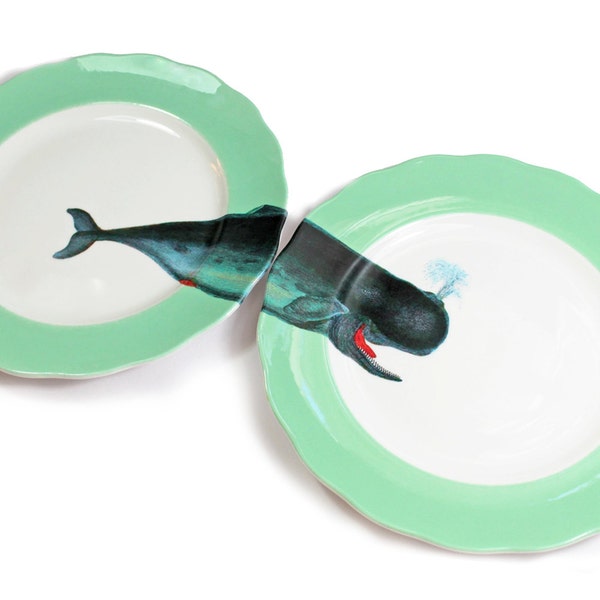 Whale of a Time plates