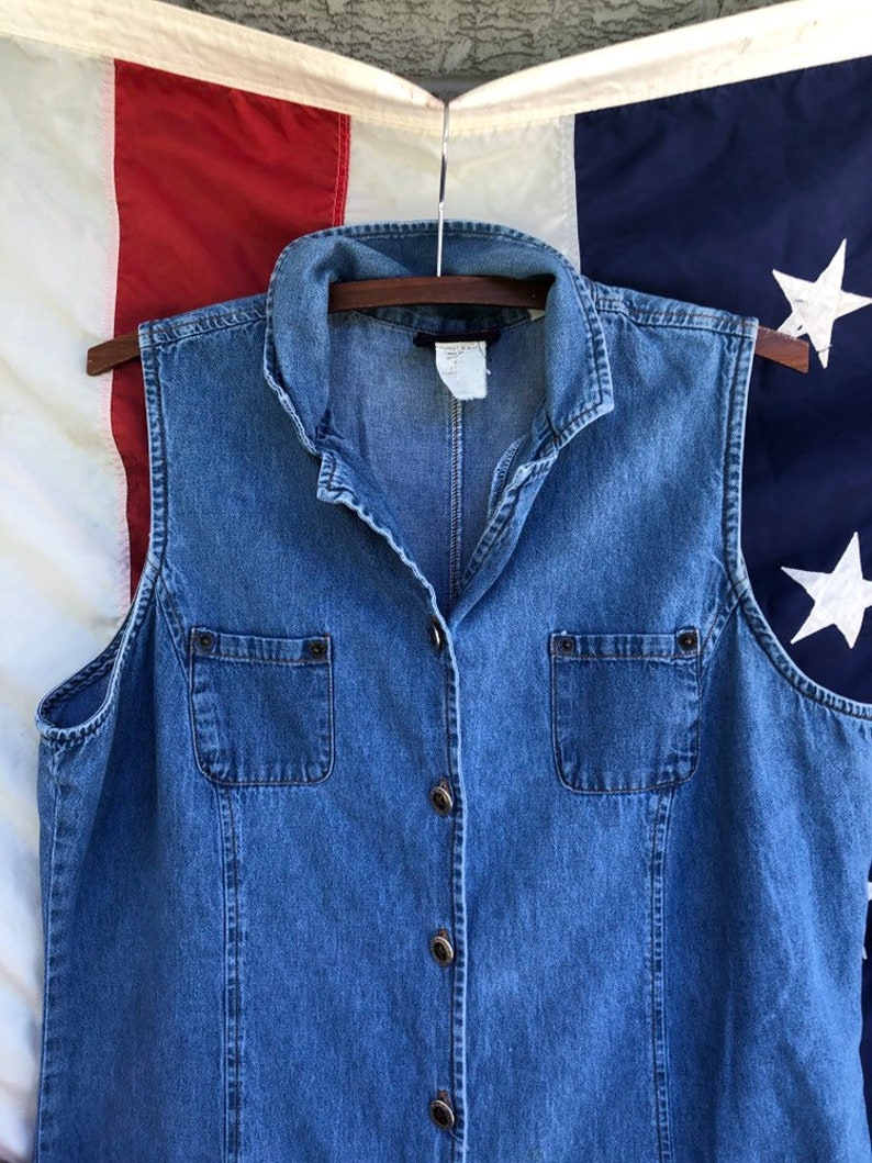 Faded Glory Denim Dress XL