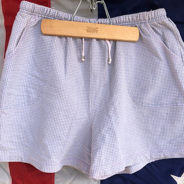 90s Blue Gingham Cherokee Shorts