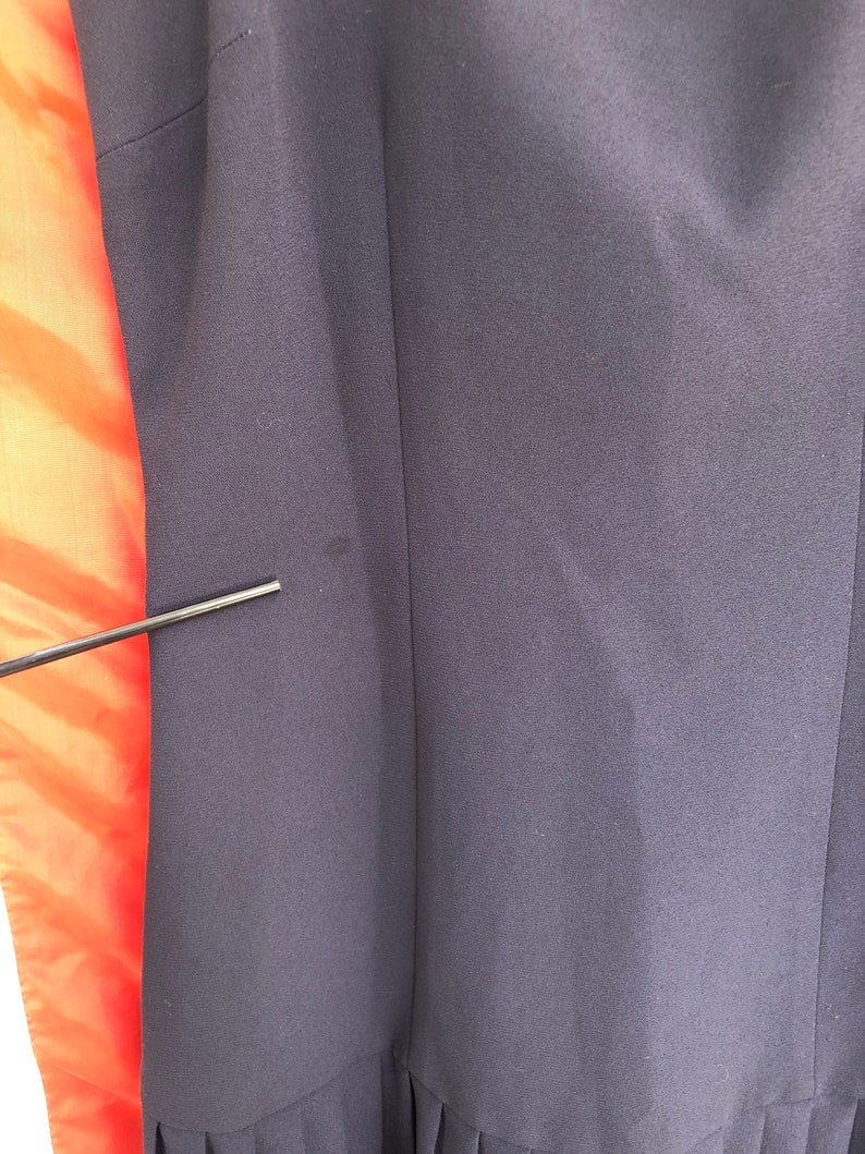 90s Navy Pleated Skirt Dress