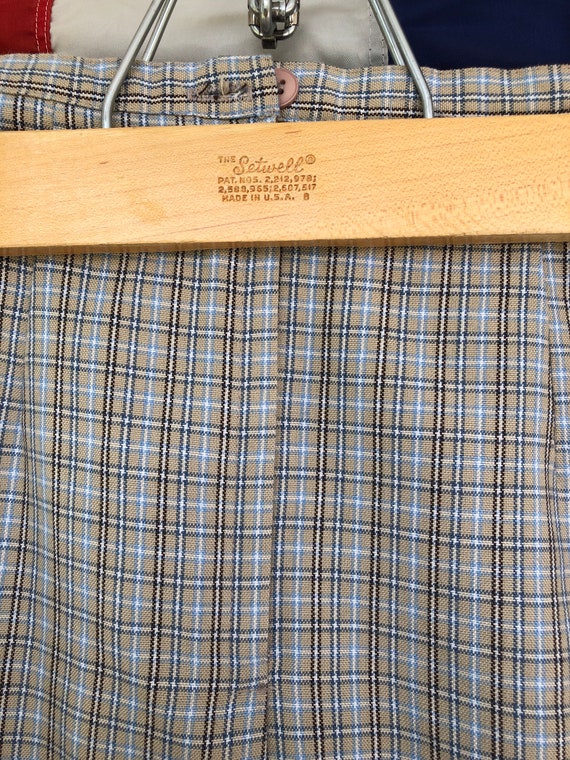 90s Plaid Pencil Skirt Size 12 - image 6