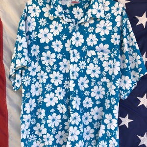 Blue Hawaiian Shirt