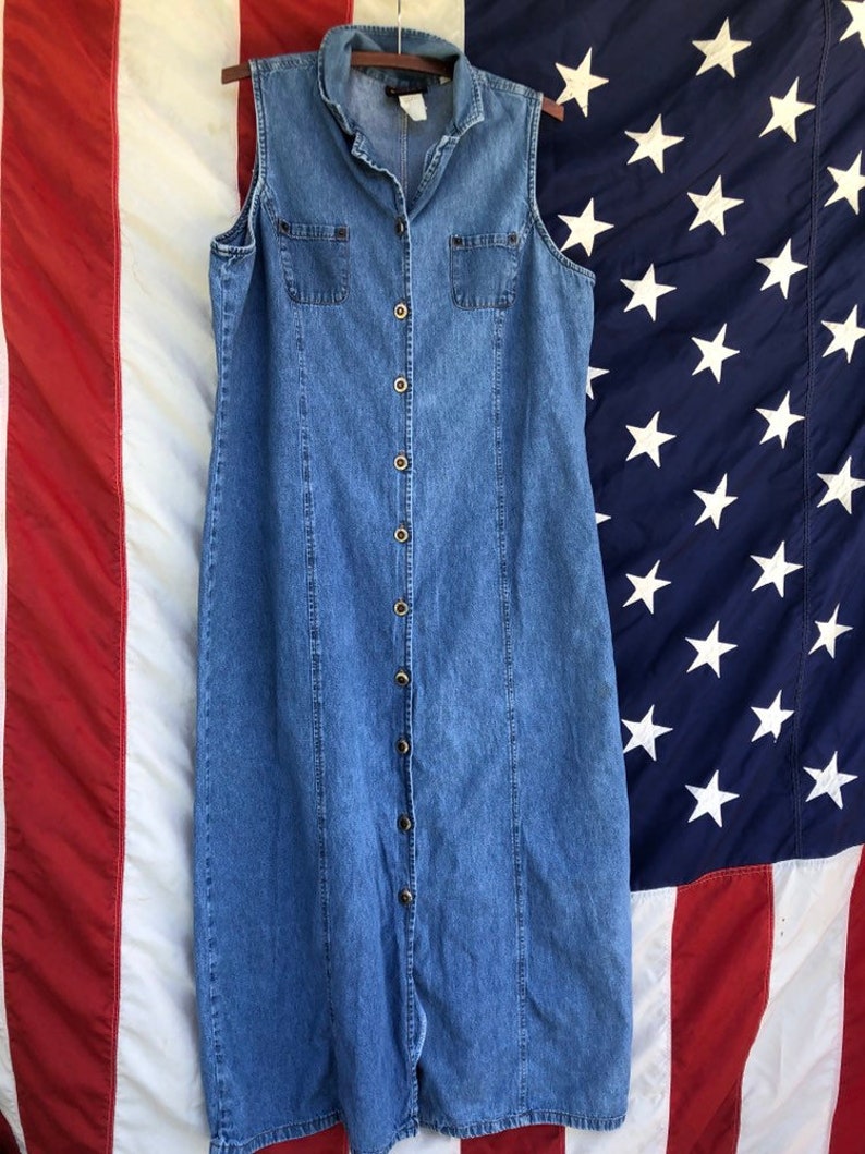 Faded Glory Denim Dress XL