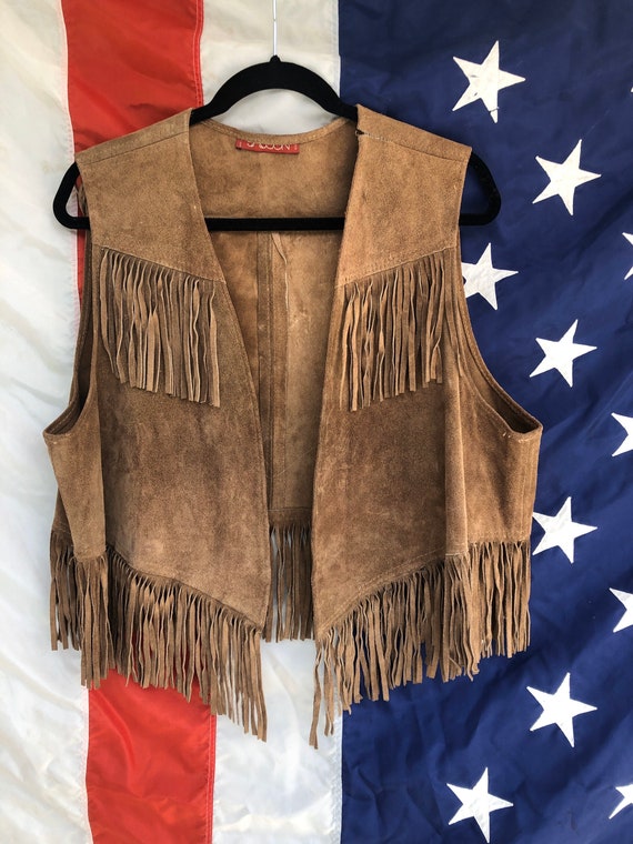 Ultimate 60s/70s Suede Fringe Vest