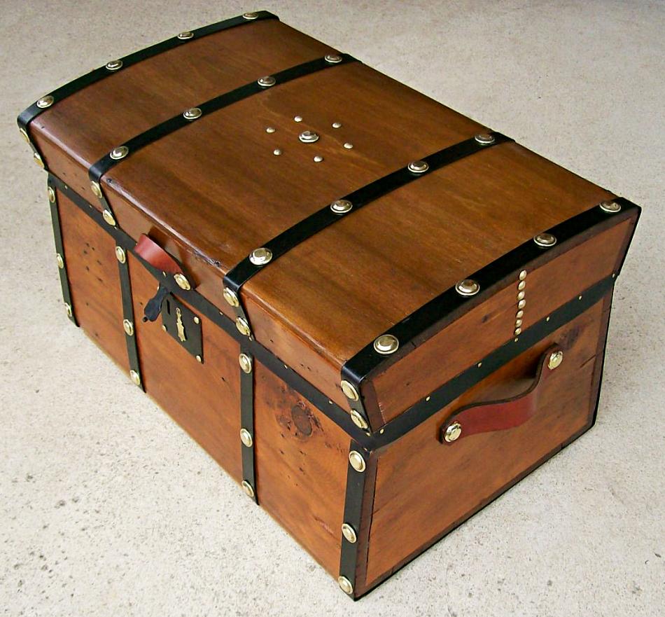 Antique Restored 1860's Jenny Lind Stagecoach Trunk With Key! - Etsy