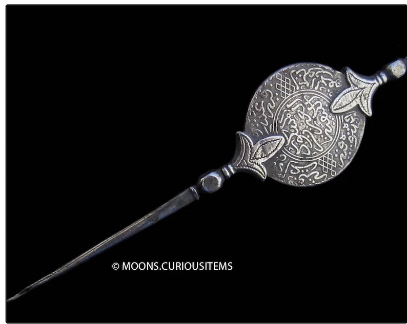 Antique Silver Fibula, Brooch, North Africa image 1