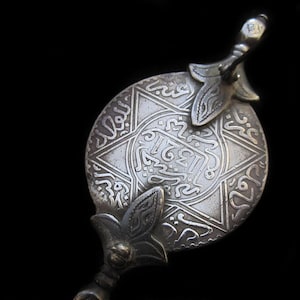 Antique Silver Fibula, Brooch, North Africa image 3