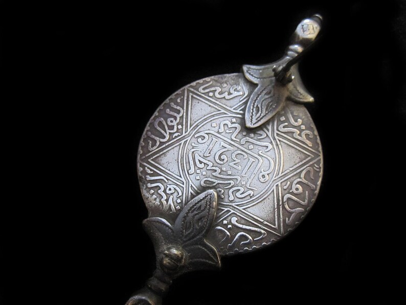 Antique Silver Fibula, Brooch, North Africa image 3