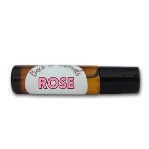 Rose Fragrance Oil  - Floral Perfume Oil  in a Roll on bottle - Perfume for Her