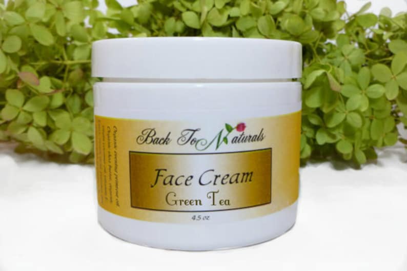 Green Tea Face Cream Natural Face Cream With Organic Evening Primrose