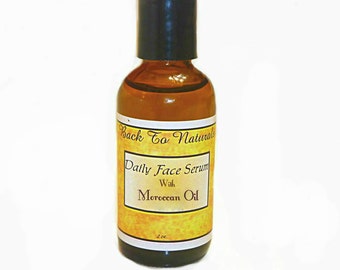 Oil Face Cleanser - Organic Face Cleanser - Organic Cleansing Face Serum with Moroccan Argan Oil -Organic Face Oil -Organic face moisturizer