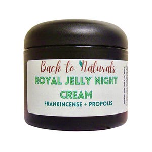 Night Cream With Royal Jelly and Frankincense Essential Oil- Propolis Cream- Frankincense Face Cream 4.5 Oz