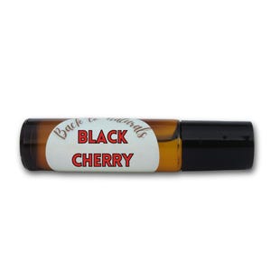 Black Cherry Fragrance Oil  - Fruit Perfume/ Fragance Oil  in a Roll on bottle - Vegan perfume/ Fragrance for her/ him