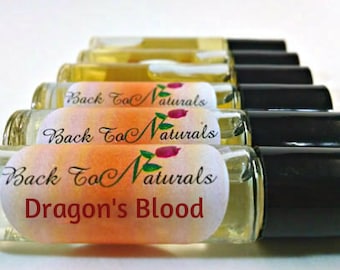 Dragon's Blood Fragrance Oil - Dragon's Blood Perfume Roll on bottle