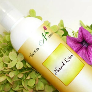 Natural Lotion Jasmine  - Vegan Homemade Body and Hand Cream with Organic Shea Butter and Cocoa Butter